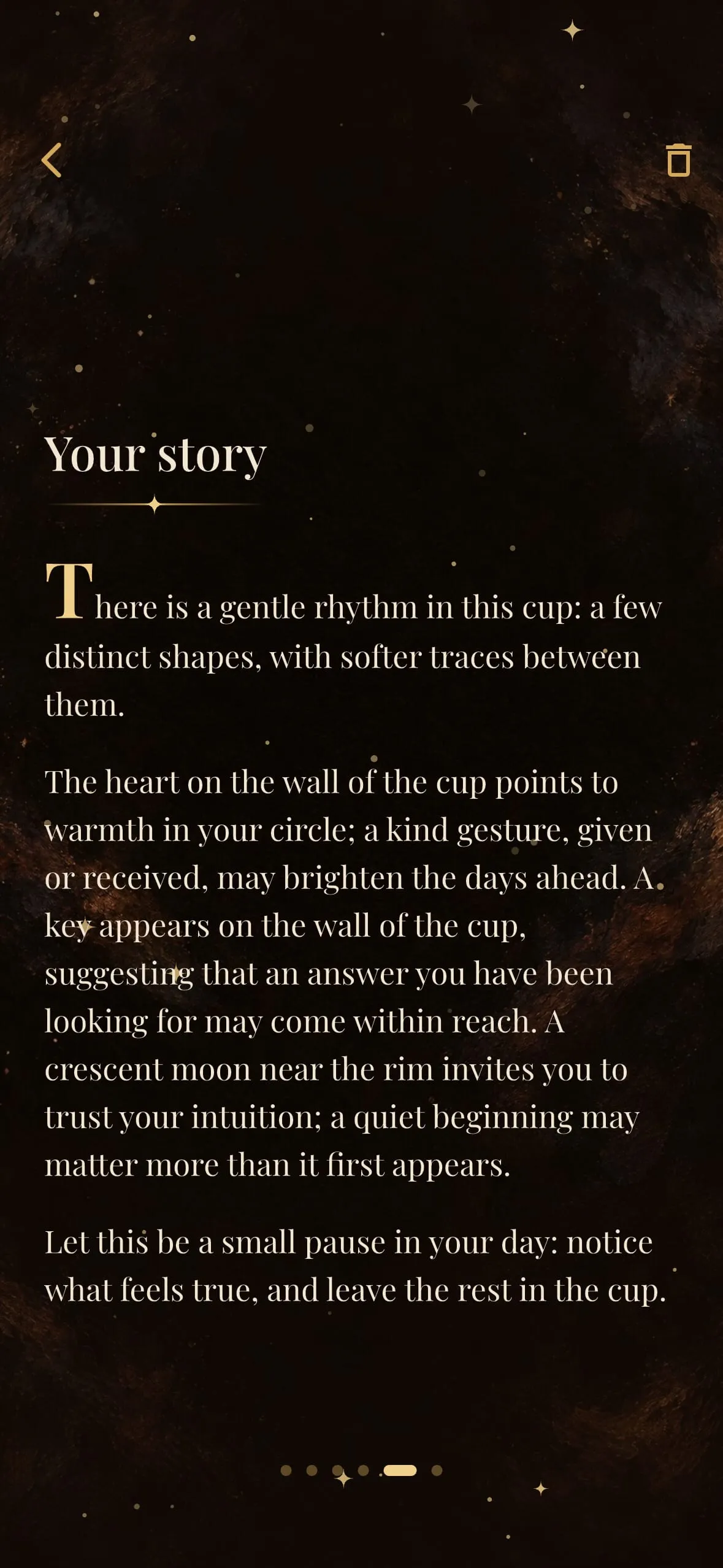 A finished reading